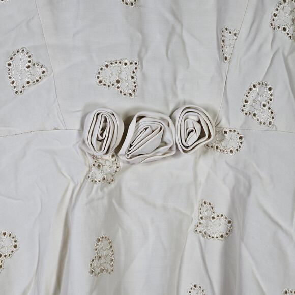 Vintage Wild Rose Petite Blazer Jacket with‎ Heart Cut Outs Back Rose Detail 8 - Picture 4 of 10